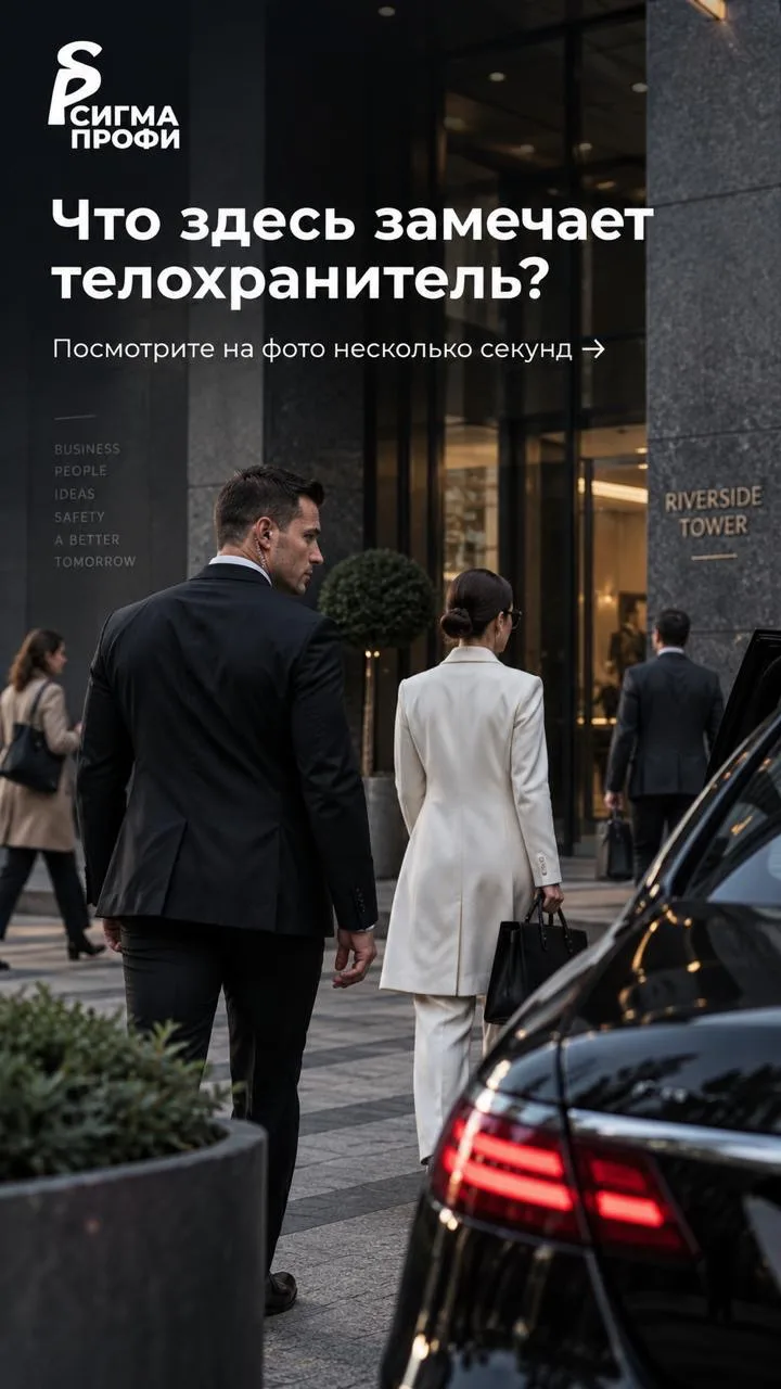 Что здесь заметит телохранитель?