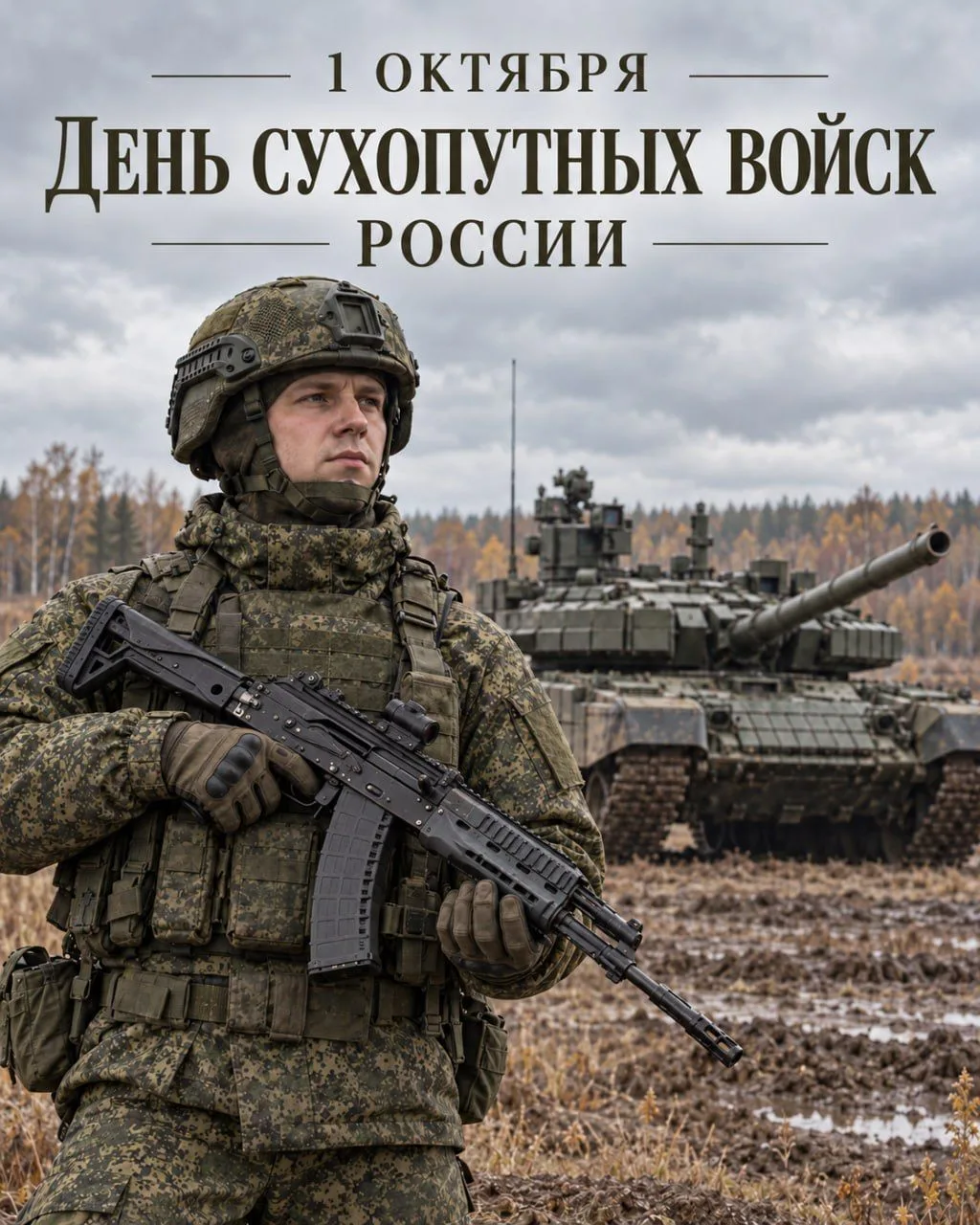 1 октября — День Сухопутных войск России!