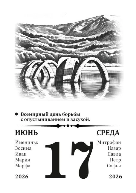 17 июня - Всемирный день борьбы с опустыниванием и засухой

Памятная дата была учреждена Генеральной