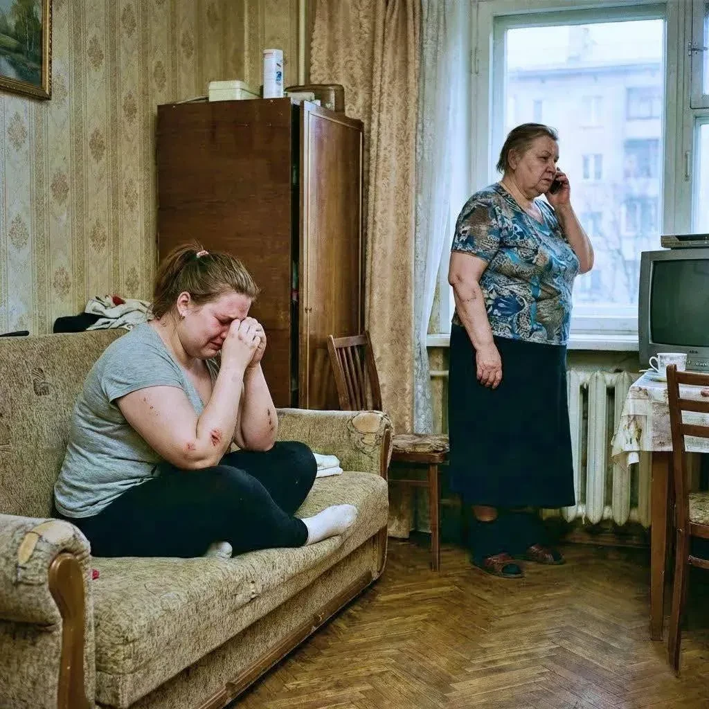 Дочь приползла к матери избитая и прошептала: «Это свекровь, она сказала, что я позор и...