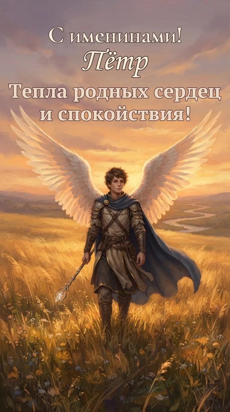 🤍 6 октября — Пётр, пусть ангел хранит!