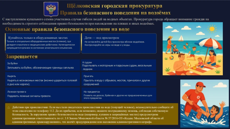 ❗Безопасное поведение у воды❗