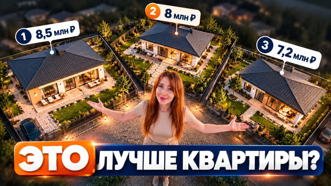 ТОП-3 готовых дома у моря в Тамани от 7,2 млн / Подходят под льготную ипотеку