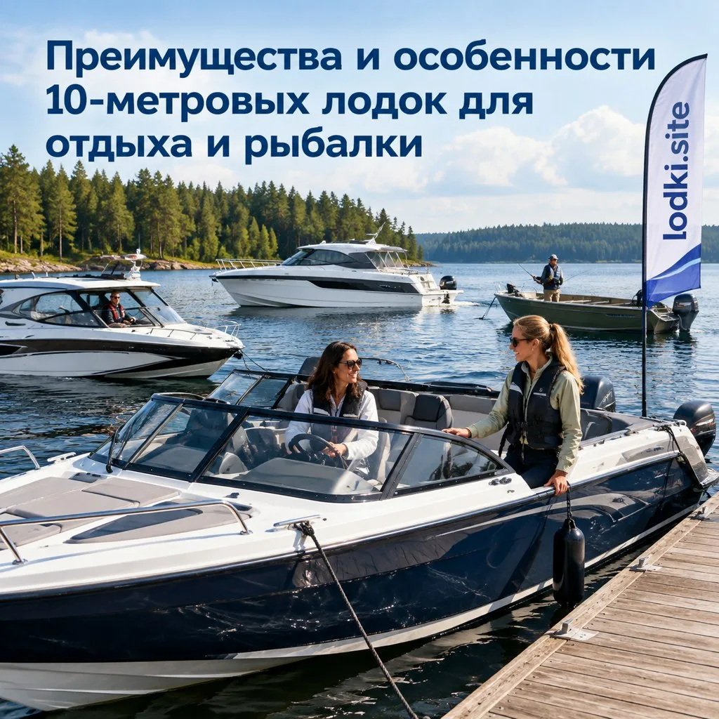 Преимущества и особенности 10-метровых лодок для отдыха и рыбалки