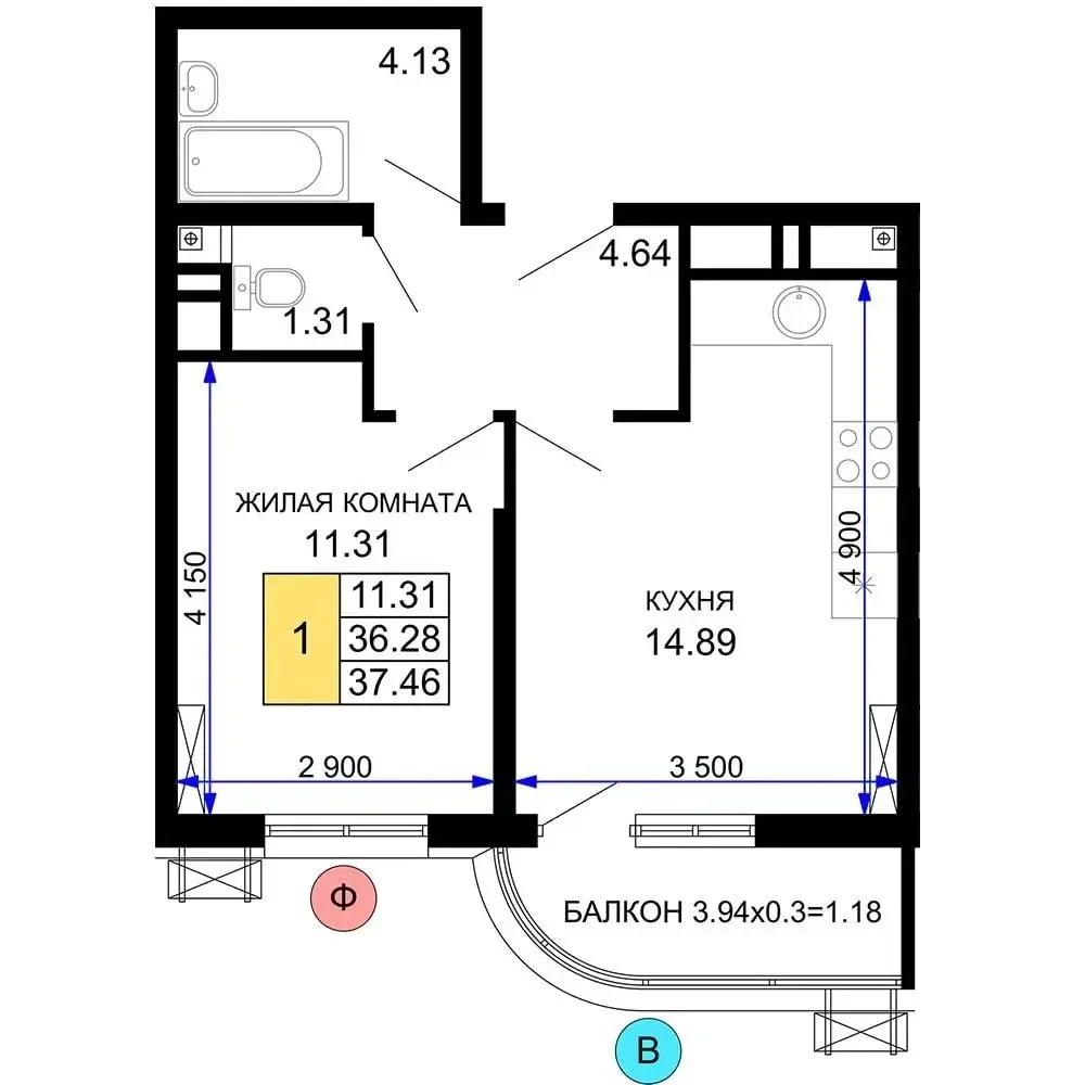 🚨 ТАКИЕ КВАРТИРЫ УХОДЯТ ПЕРВЫМИ

🏡Район - Черемушки
1-комнатная квартира В СДАНОМ ДОМЕ.
Можно поку