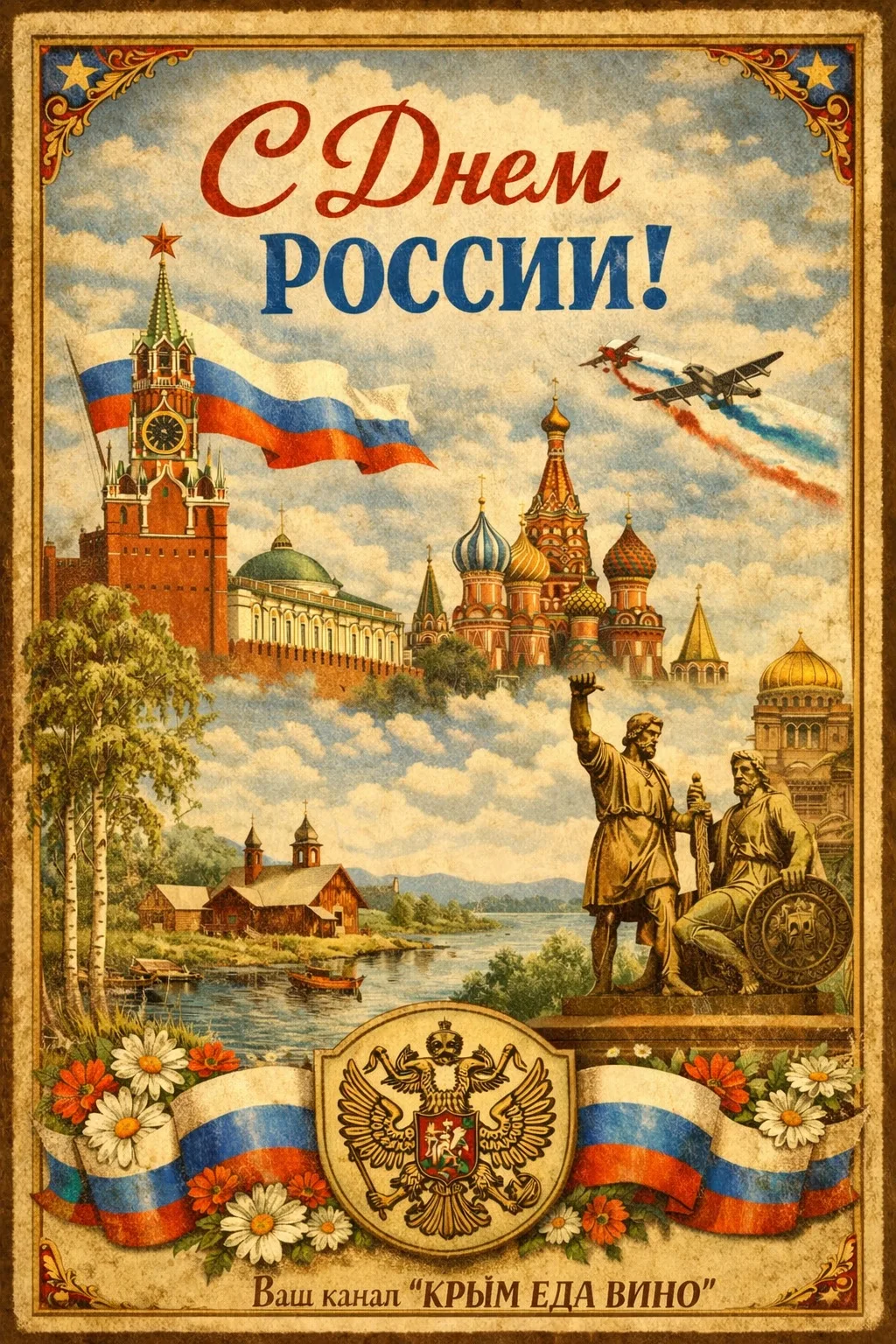 С Праздником Великой Страны! 🇷🇺 

Для нас, крымчан, этот праздник  - символ единства и сплоченност