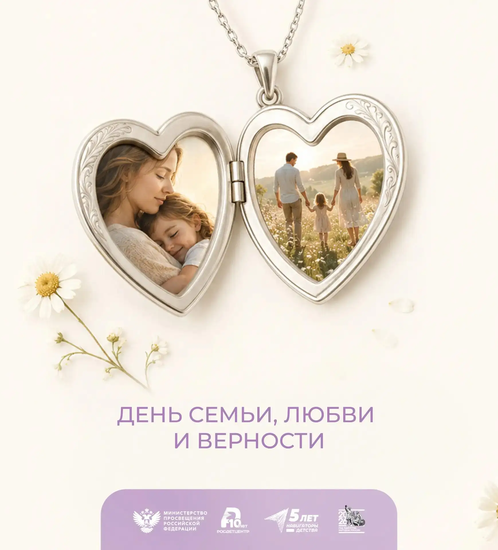 С Днём семьи, любви и верности!

8 июля мы отмечаем праздник, который напоминает о самых важных ценн