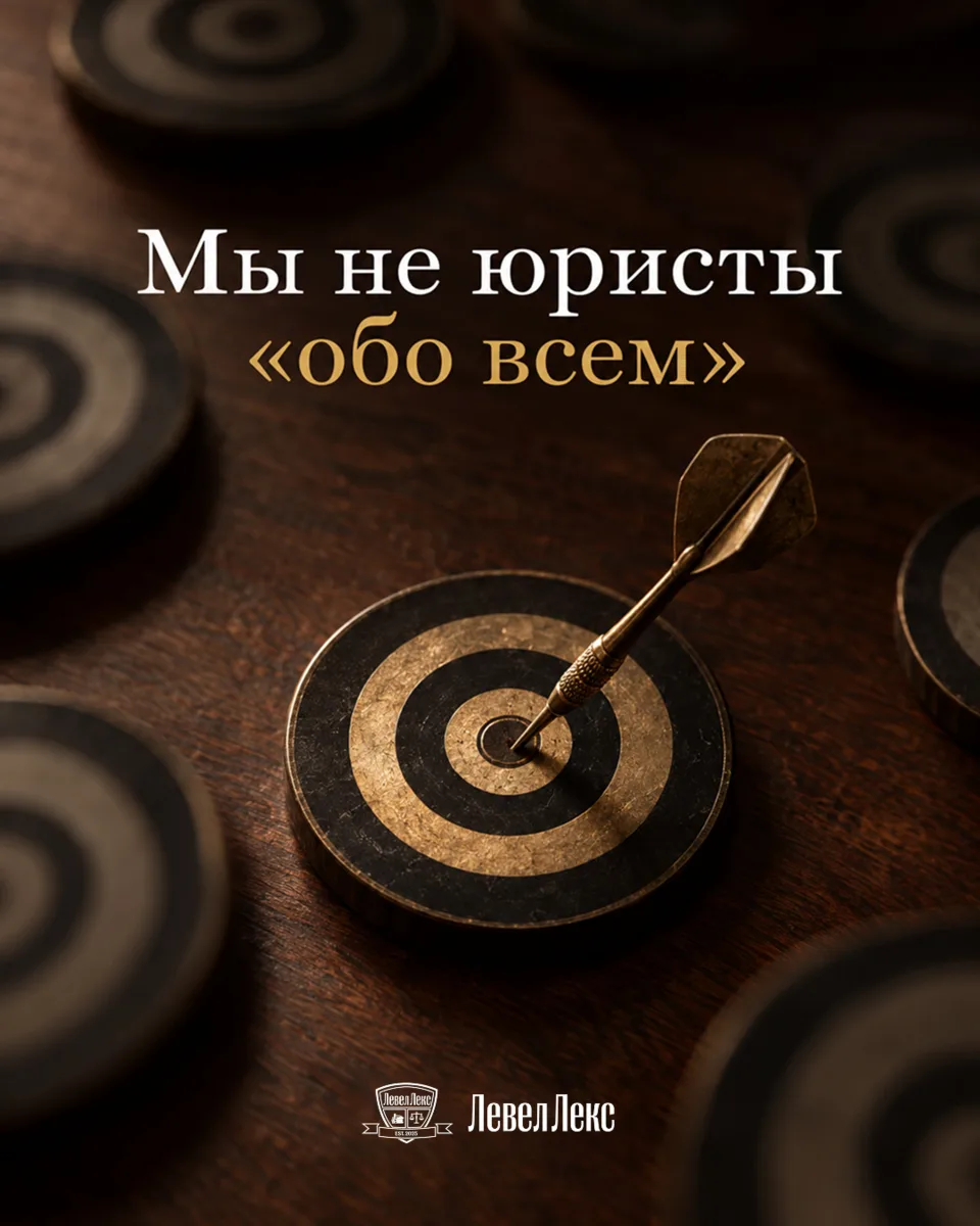 Есть юристы широкого профиля - берут и развод, и ДТП, и спор с соседом. Мы устроены иначе.