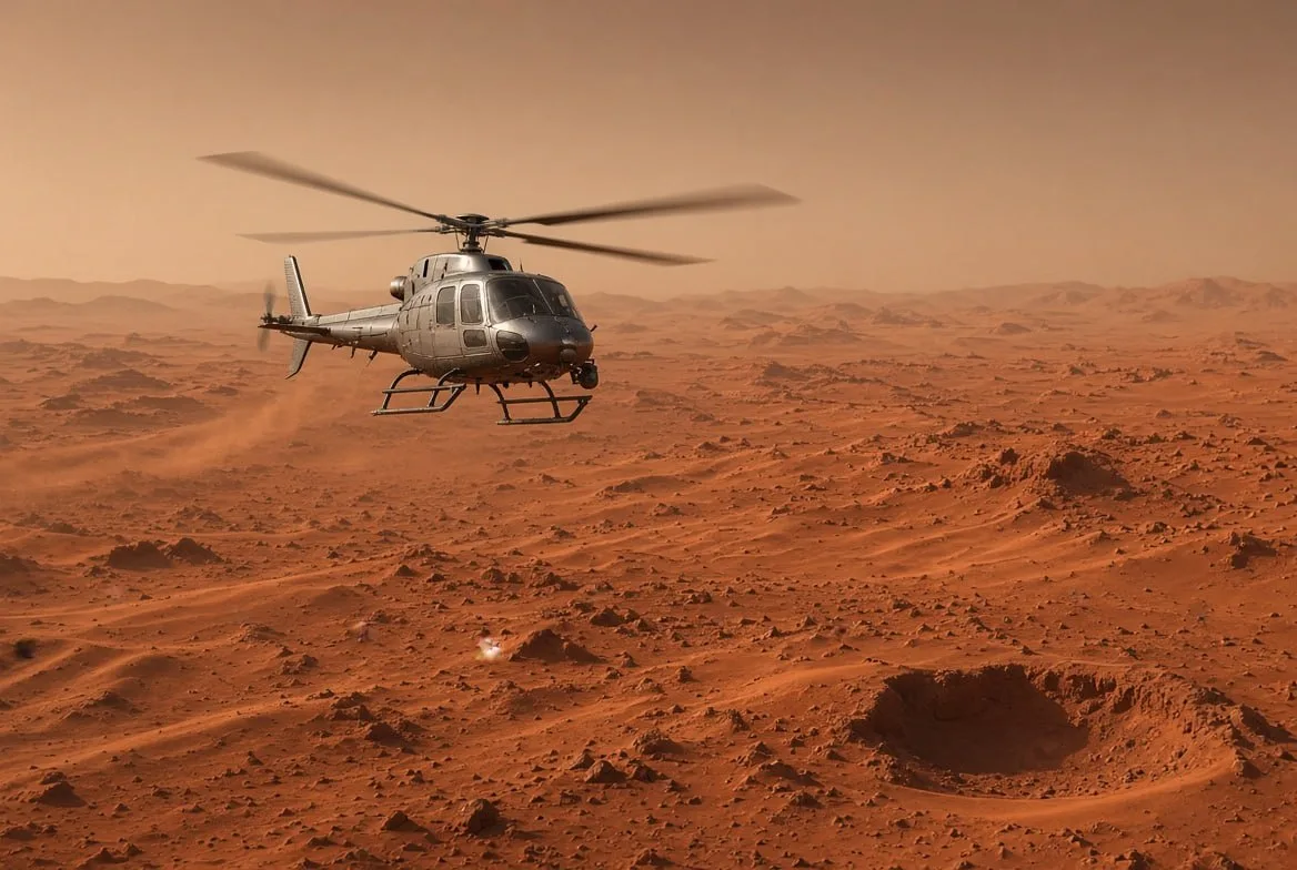 🚁 NASA направит к Марсу три вертолета