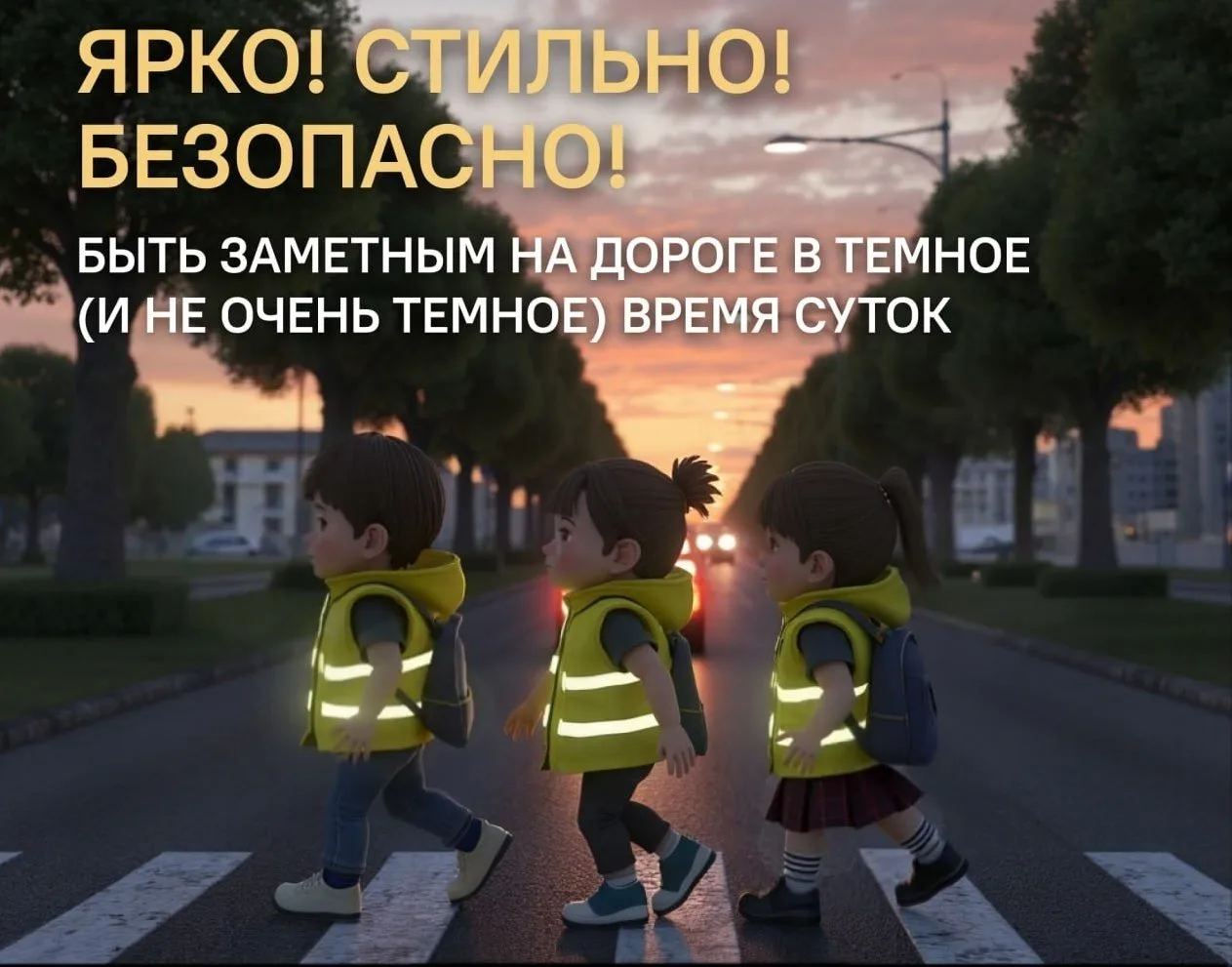 ❗️Будь заметен на дороге: световозвращающие элементы могут спасти жизнь! ❗️