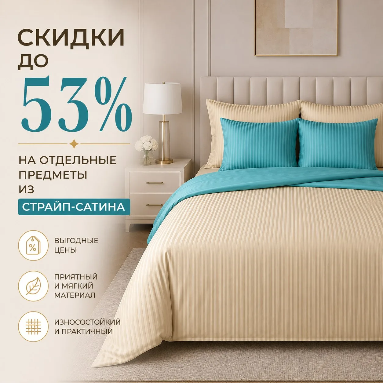 Отель 5* у вас дома со скидкой до 53%! 💎