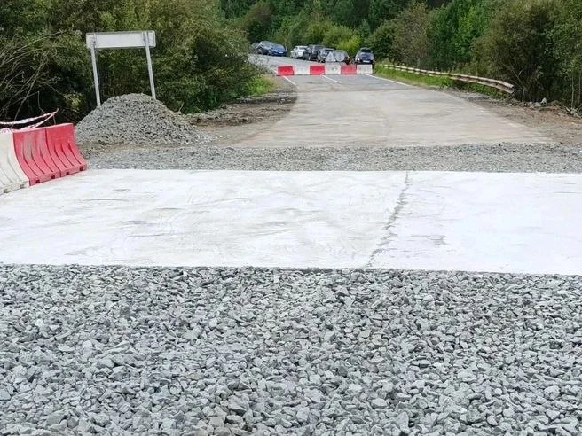 🔴🔵Открыли движение по мосту Куса-Магнитка, который треснул во время паводка 2 августа