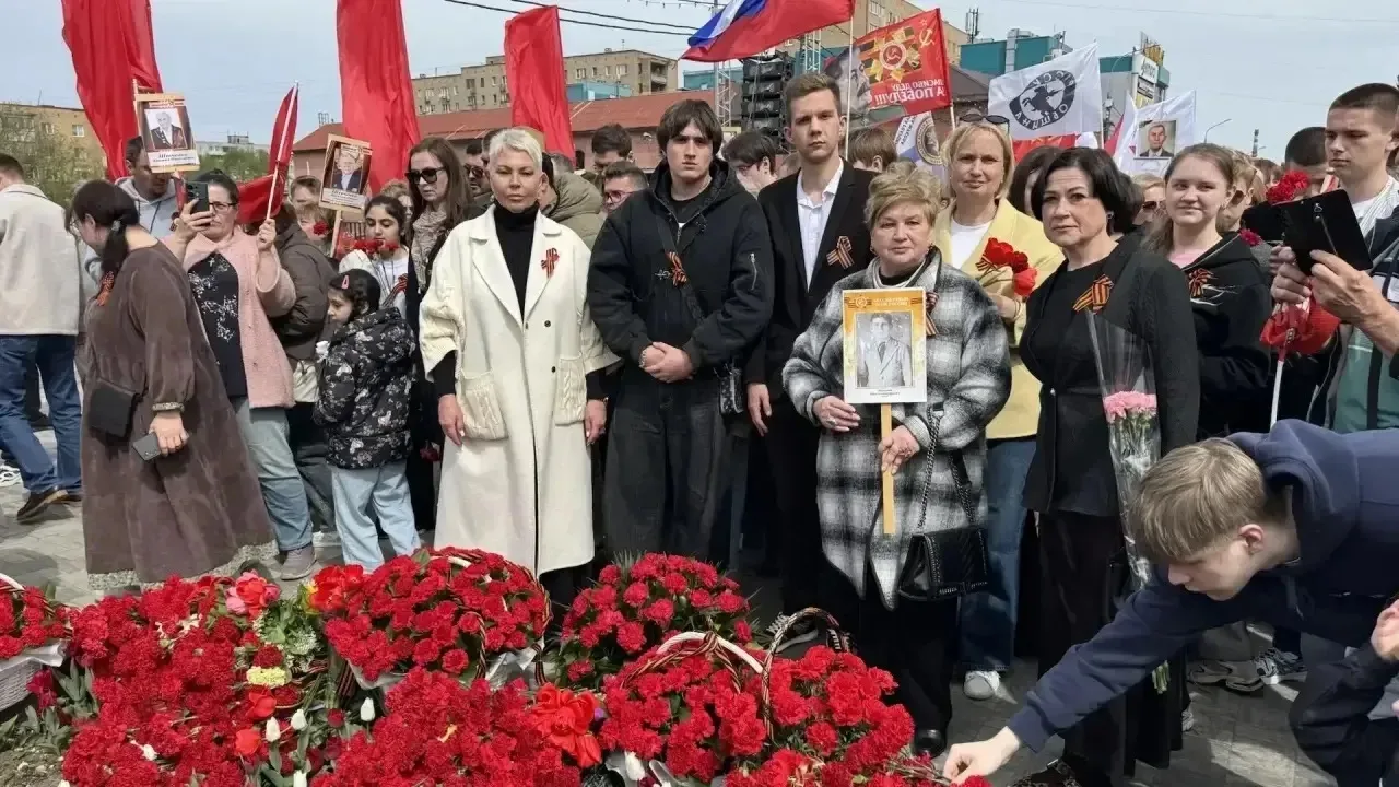 Педагоги и студенты нашего университета приняли участие в торжественном митинге,  посвящённом Дню По
