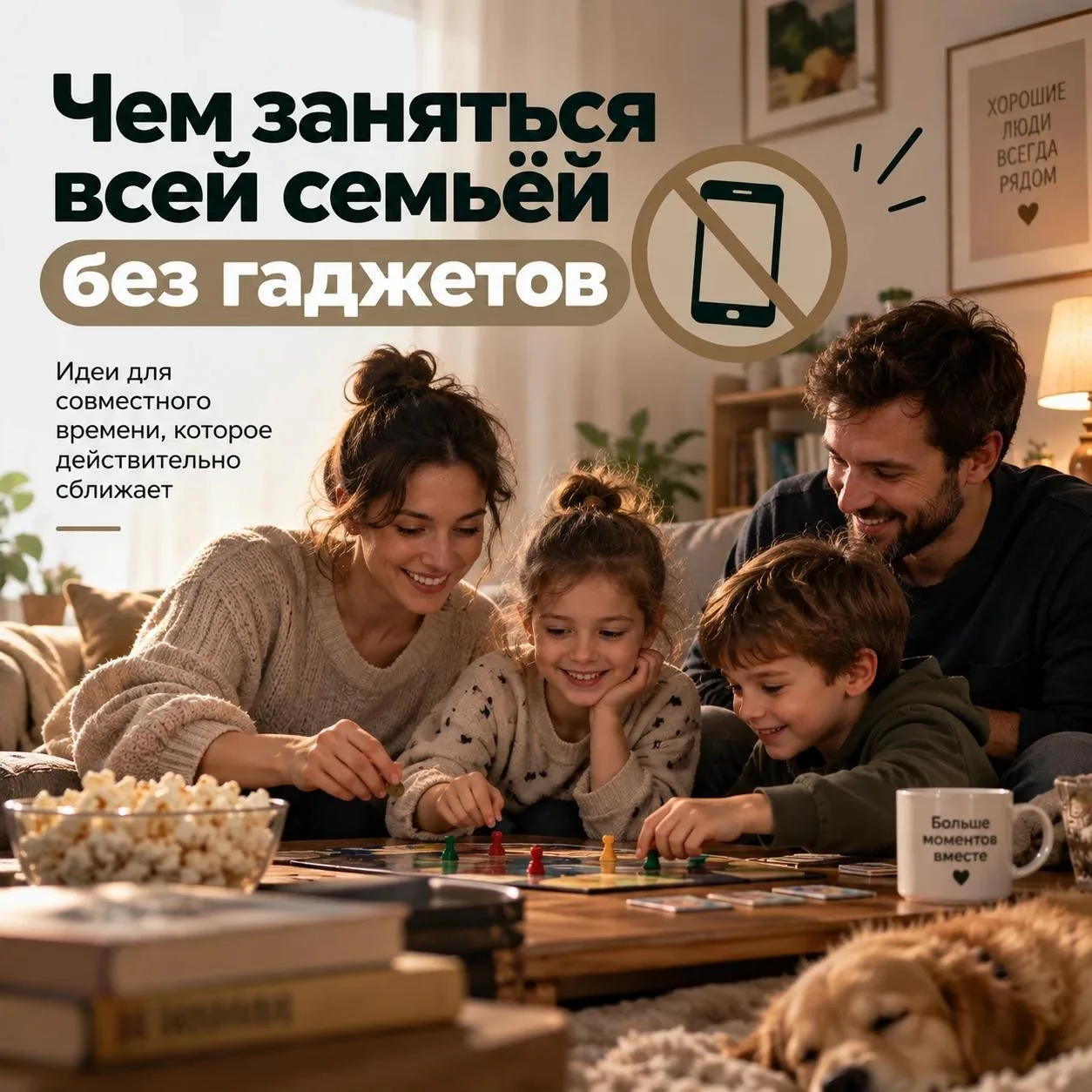 ✅Иногда для хорошего семейного вечера не нужны ни фильмы, ни игры на планшете. Достаточ...