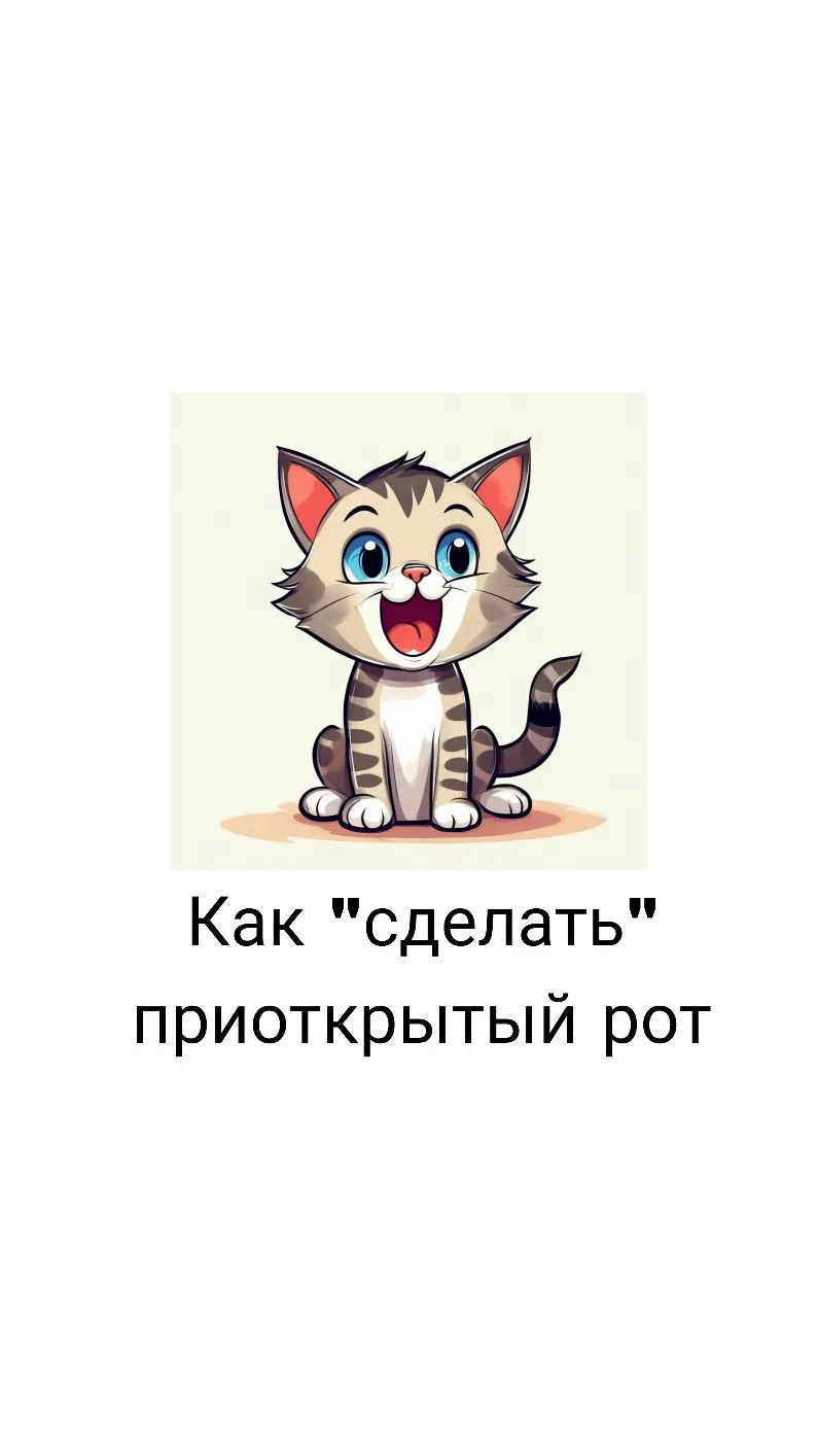 Рубрика ВОПРОС ЛОГОПЕДУ Дети часто не могут удерживать рот приоткрытым, а это нам иногд...