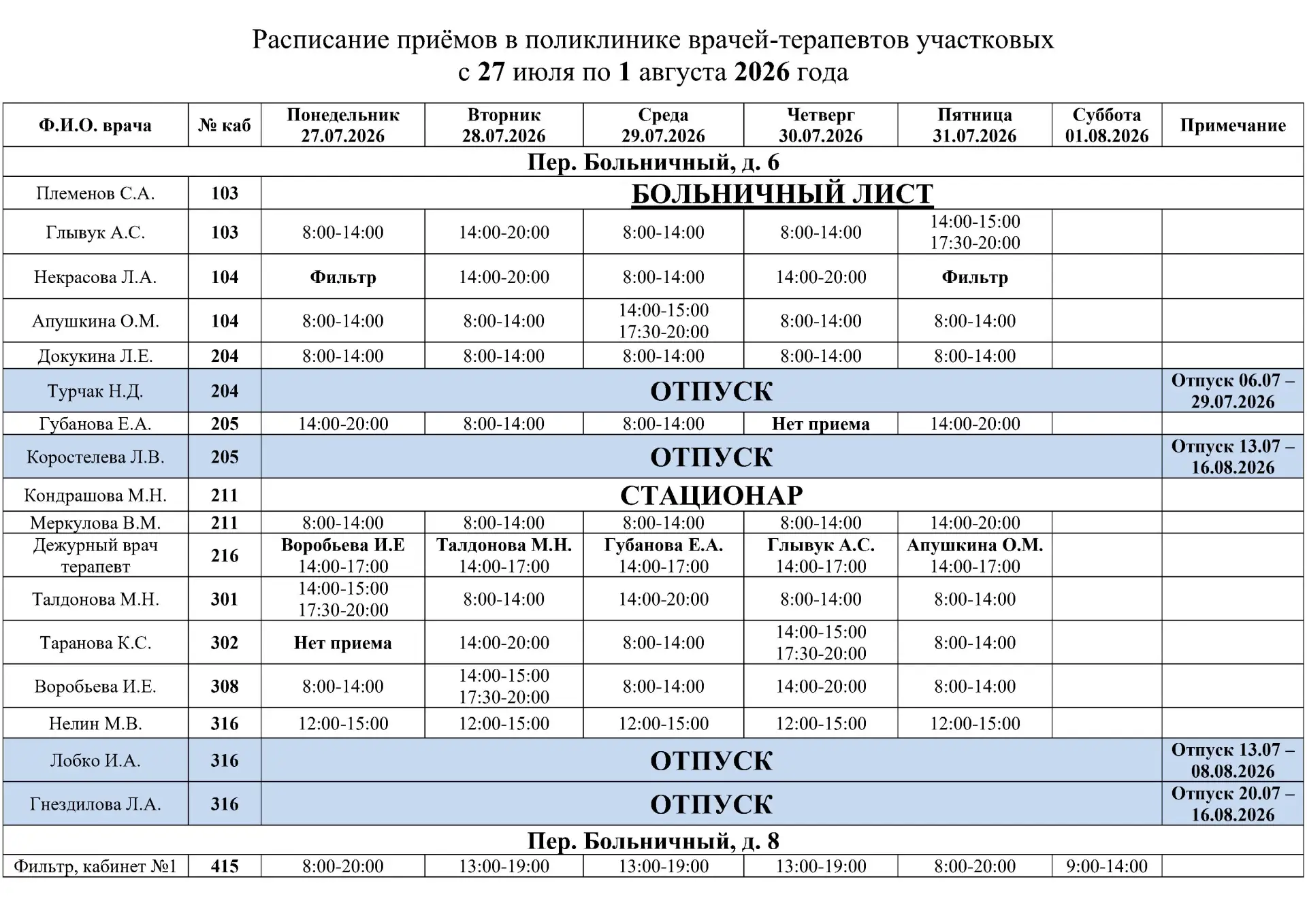 Медиа публикации