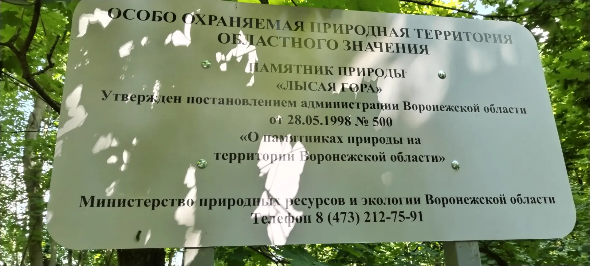 Совместный рейд специалистов Минприроды Воронежской области и БУ ВО "Дирекция особо охраняемых приро