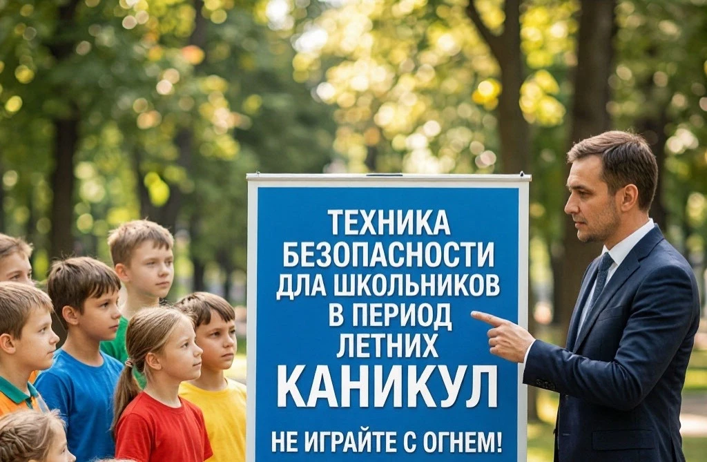 ☀️ Безопасные каникулы: напоминаем правила для школьников! ☀️