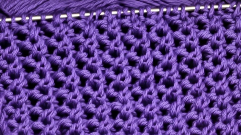 🧶 «Двухсторонний ажур» — простой и универсальный, вяжется повторением всего 1 ряда   📌 Идеален для л