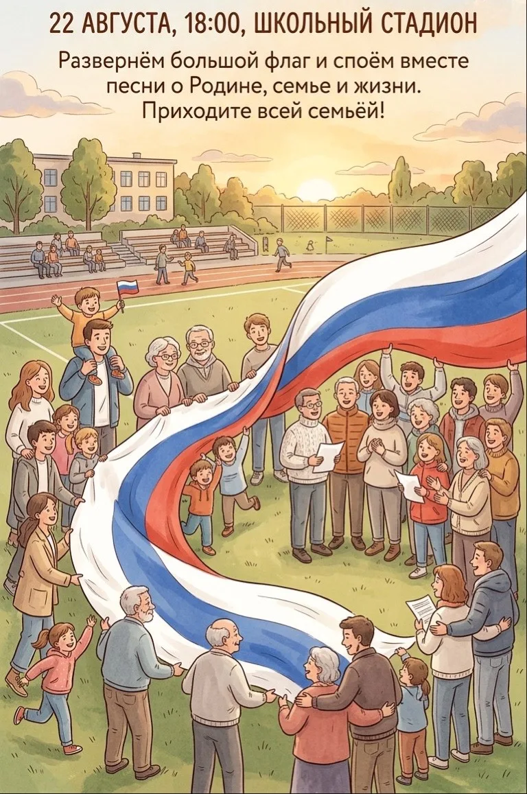 🔥 РАЗВЕРНЁМ ОГРОМНЫЙ ФЛАГ! 🔥