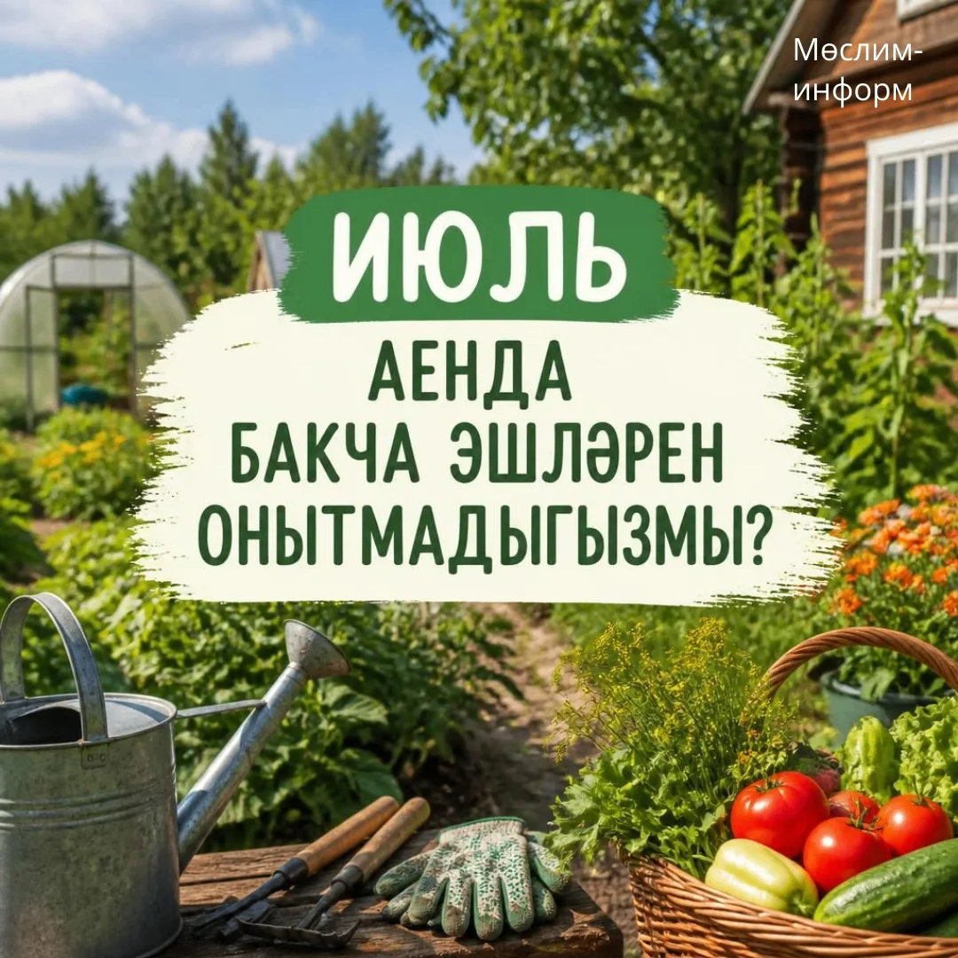 Ике атнага иртәрәк килгән яз җәйге бакча эшләрен дә ашыктыра. Бөтен яшелчә, җиләк-җимеш...