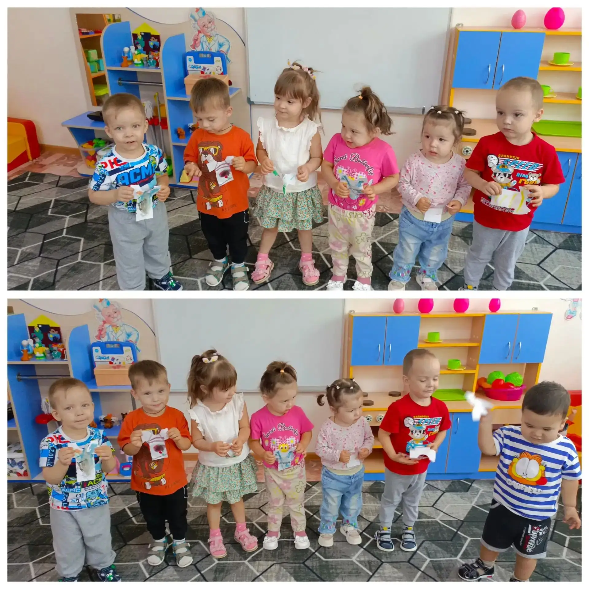🎨 Маленькие модельеры в группе «Светлячок»! ✂️👕
