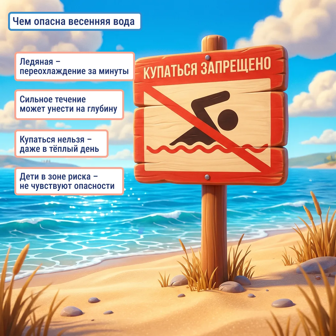 Лёд на водоёмах Ямала растаял, но вода по‑прежнему таит серьёзные угрозы. Две короткие ...