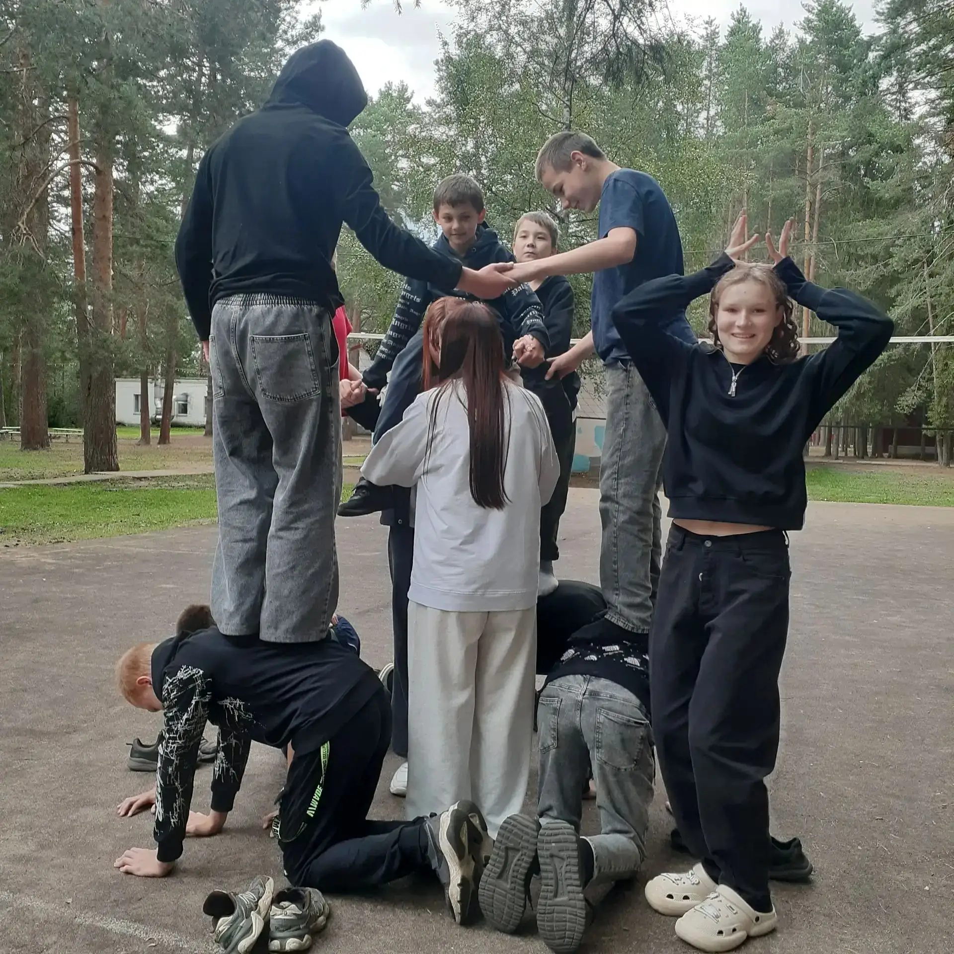 Лето в лагере.