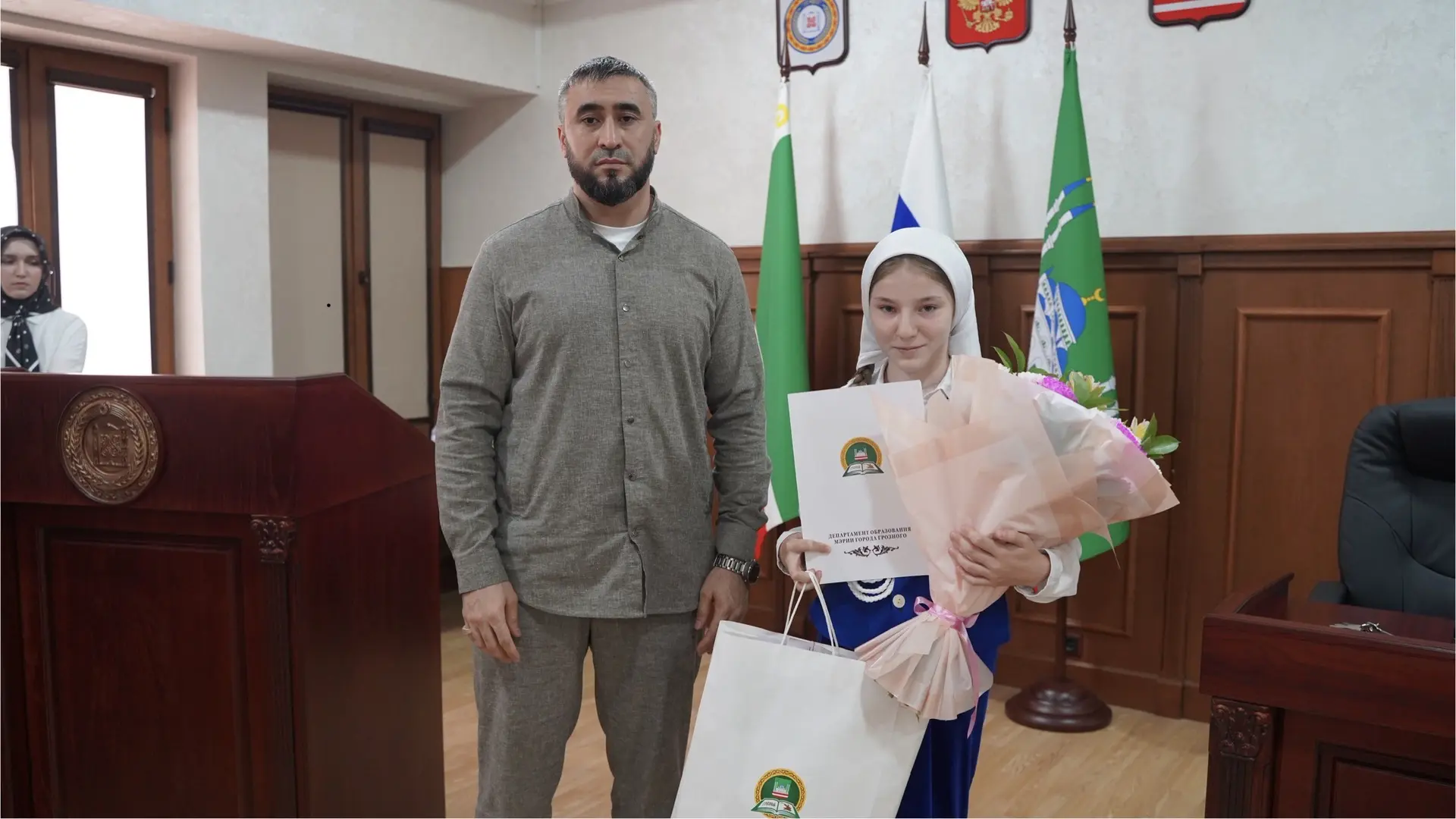 Исламова Амина награждена почетной грамотой и памятным призом за участие в конкурсе «Бе...
