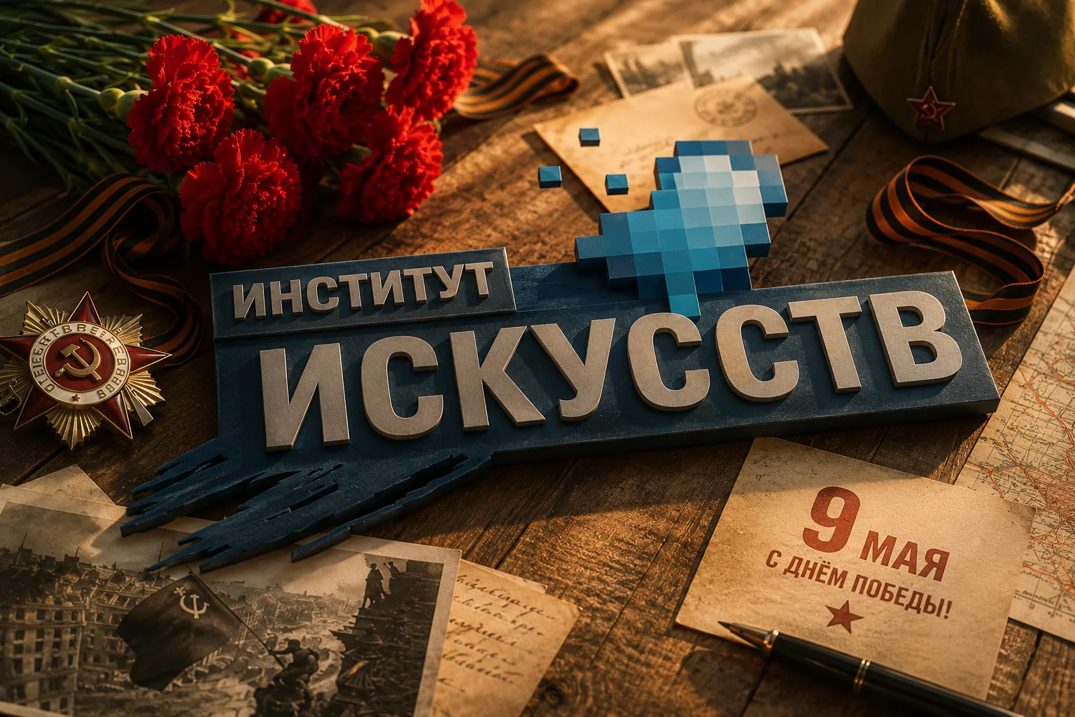 От Института Искусств хотим поздравить всех с наступающим 9 мая 🇷🇺