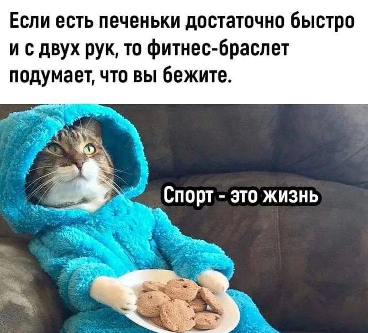 Если сегодня на спорт хватило сил только посмотреть этот мем — ничего страшного