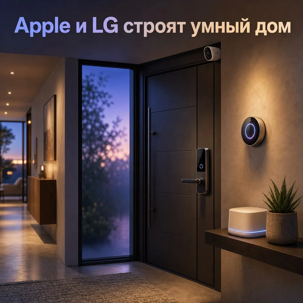 Apple и LG вместе делают умный дом