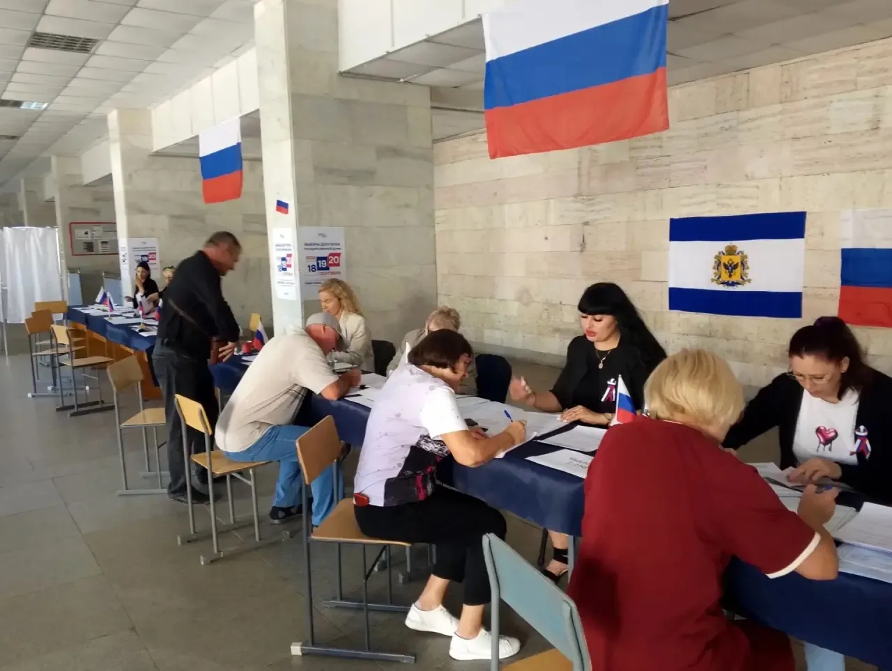 Прямо сейчас в Херсонской области проходит голосование