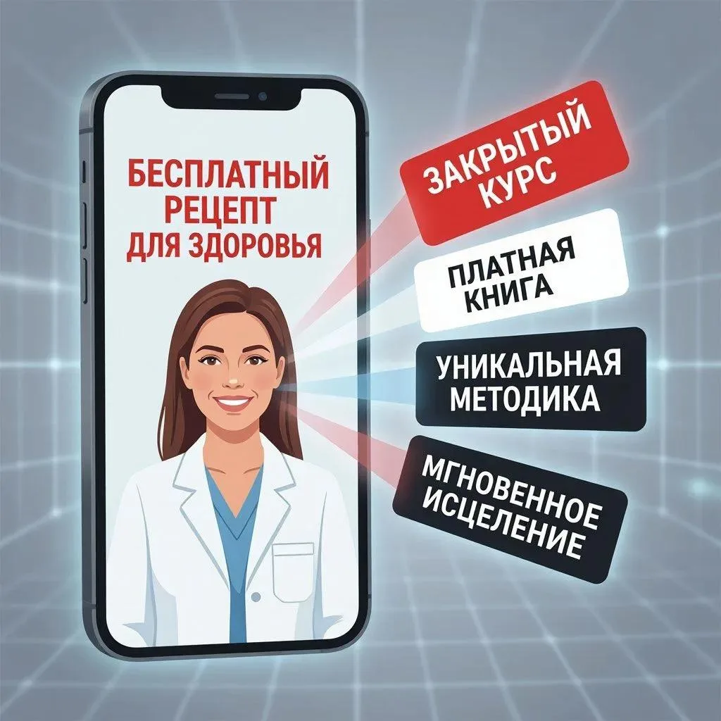 «Бесплатное» видео с рецептом здоровья? Осторожно — это ловушка!