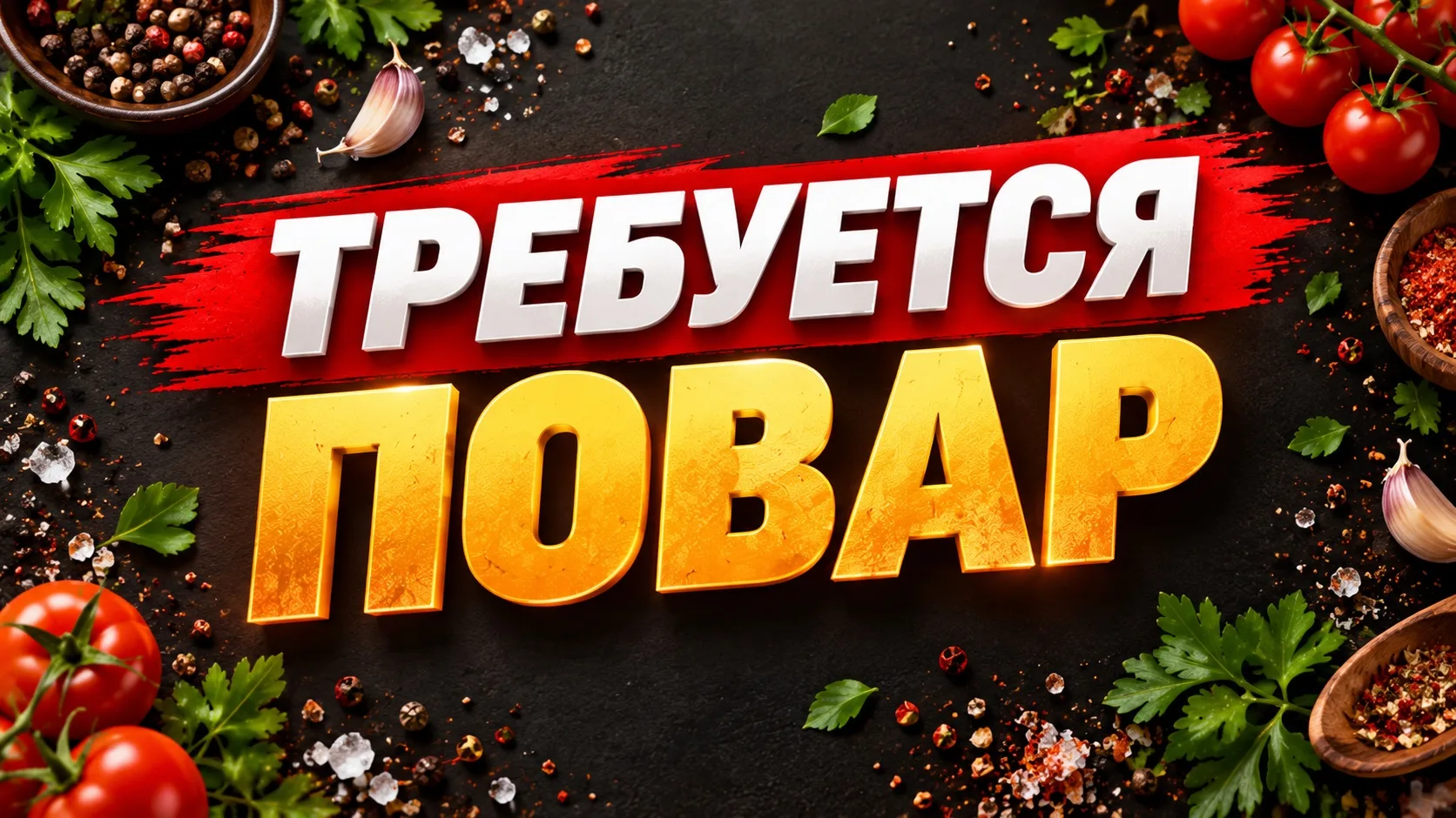 В стабильную организацию требуется повар