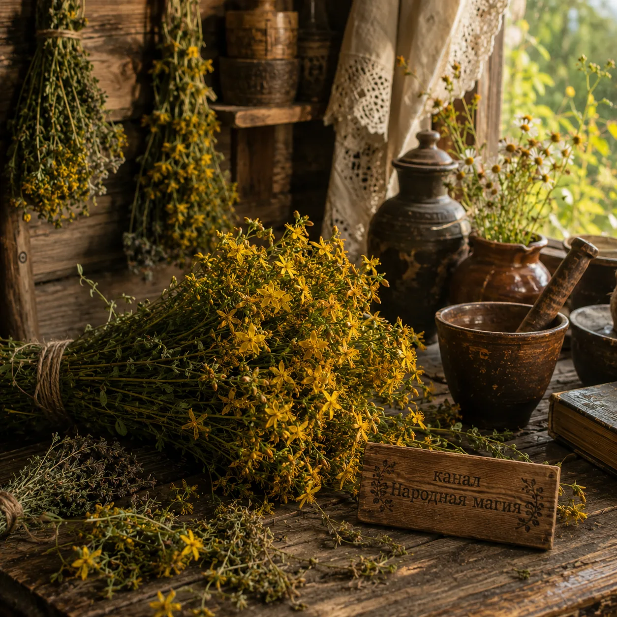 🌿 Зверобой в народной магии
