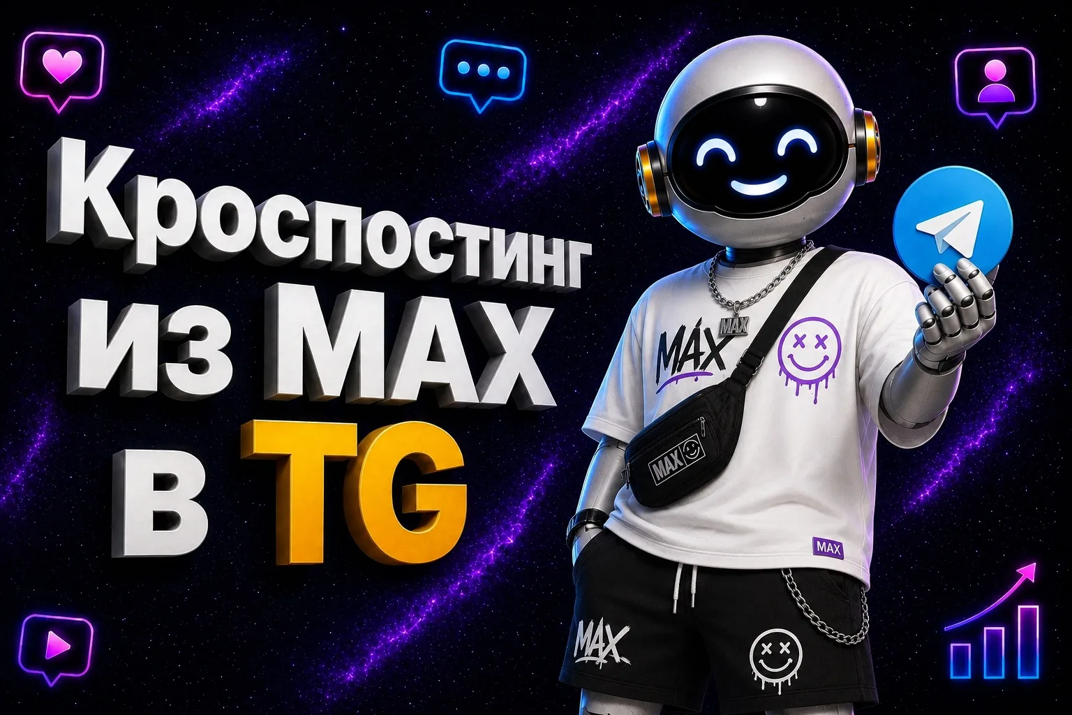 🔄 Кроспостинг из MAX в Telegram? Легко!

Зачем публиковать один и тот же пост вручную в разных месс