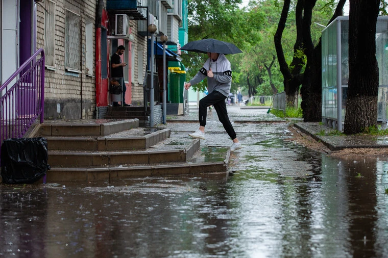 ☔️ Амурскую область вновь накроют очень сильные дожди