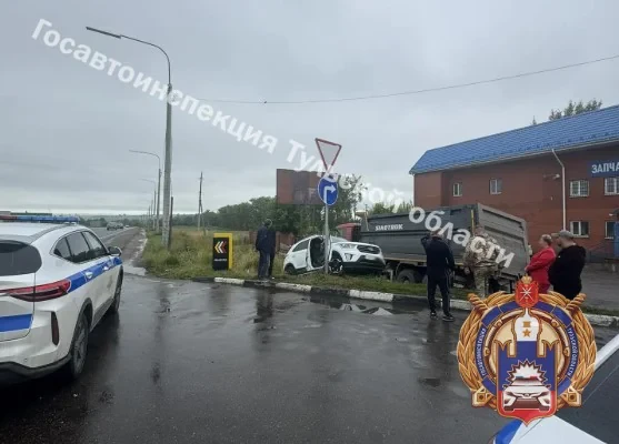 🚨В Щекинском районе грузовик снес две легковушки