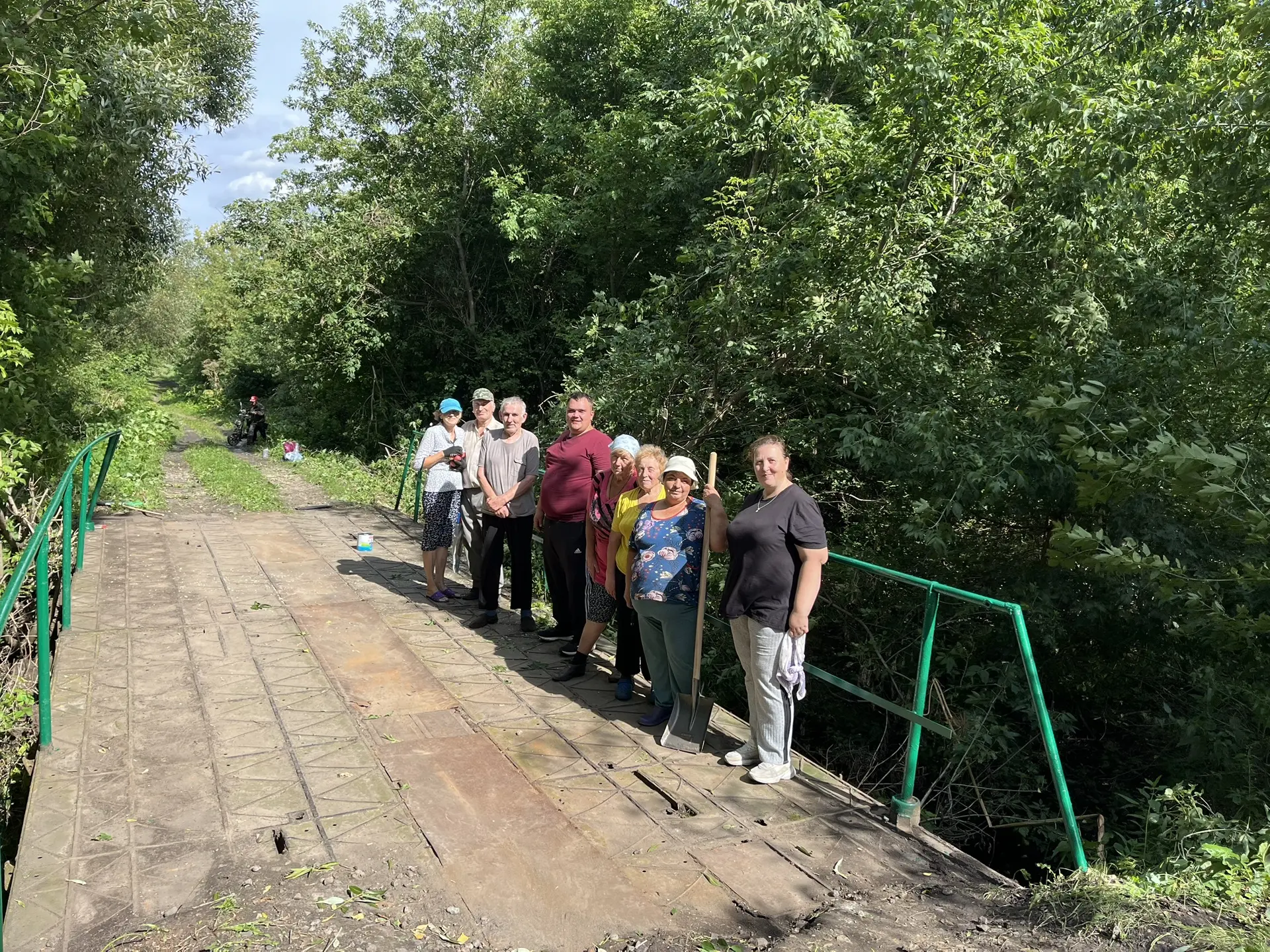 🤝В селе Софьевка 21 августа прошло мероприятие по благоустройству территории , в котор...