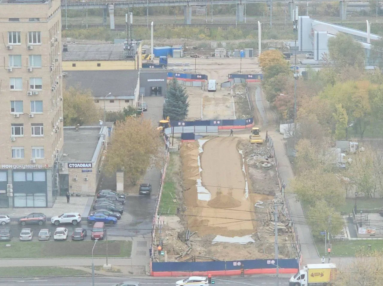 🛠 Стройка новой дороги на Валаамской