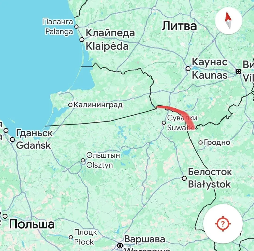 Беларусь стянула войска и военную технику к границам Польши и Литвы для учений в районе...