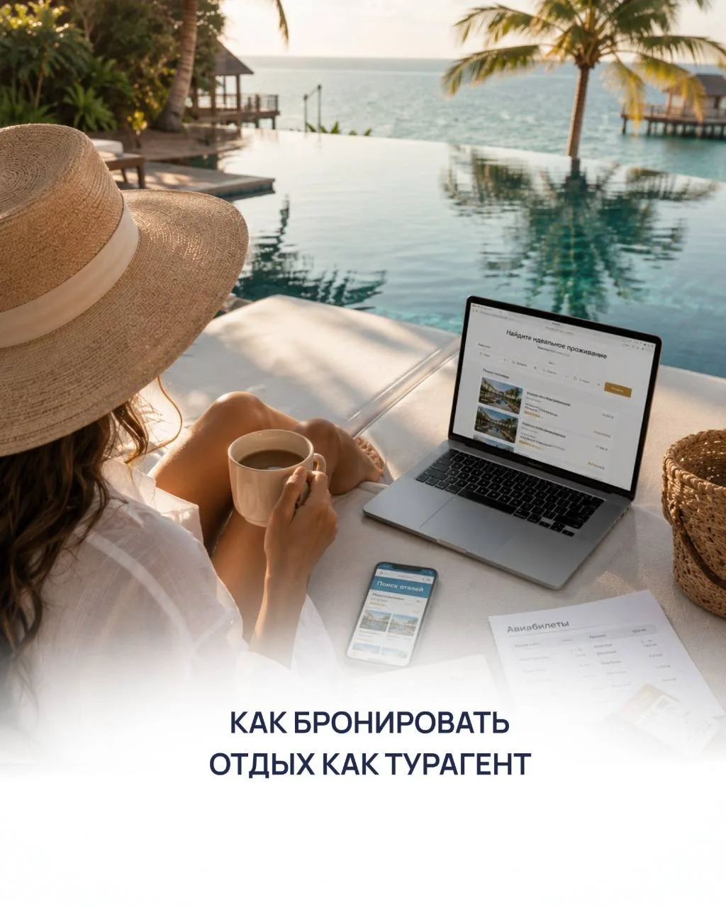 Как бронировать отдых как турагент