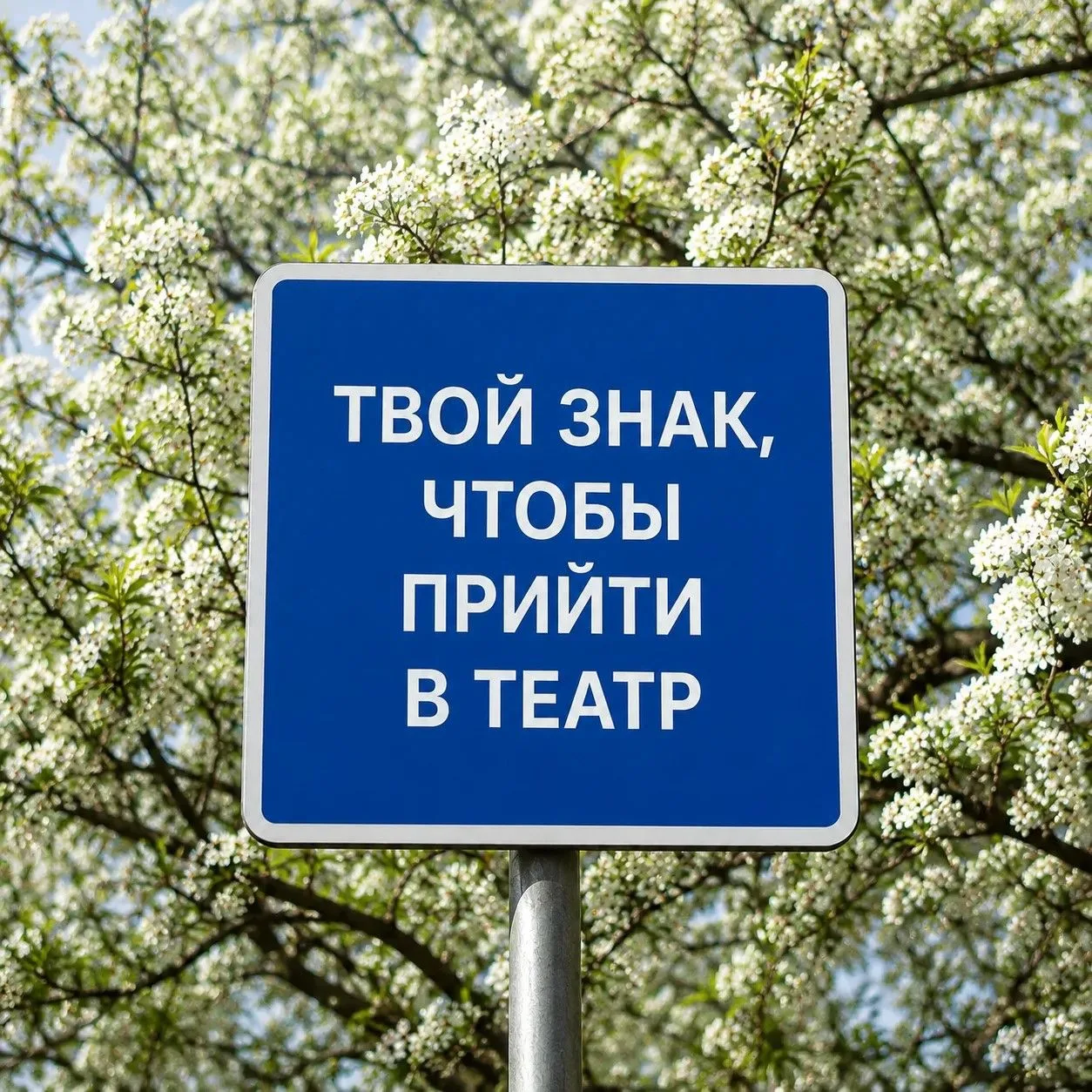Весна. В городе идет ремонт дорог.