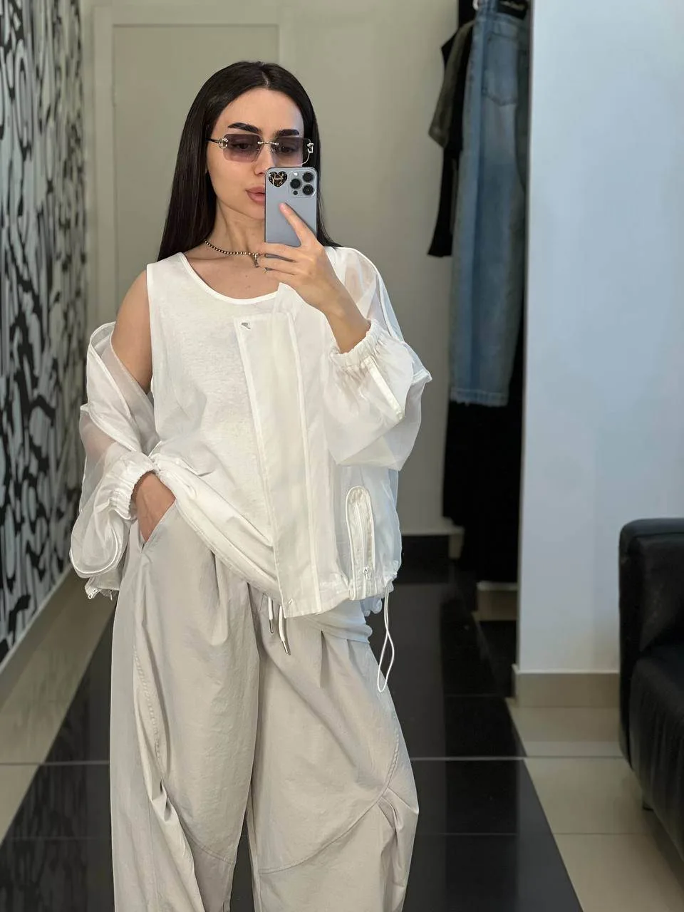 Пыльник 6290 one size
Майка 3490 one size
Брюки 4990 S M

Заказать/задать вопрос: 
MAX 

✔️Доставка 