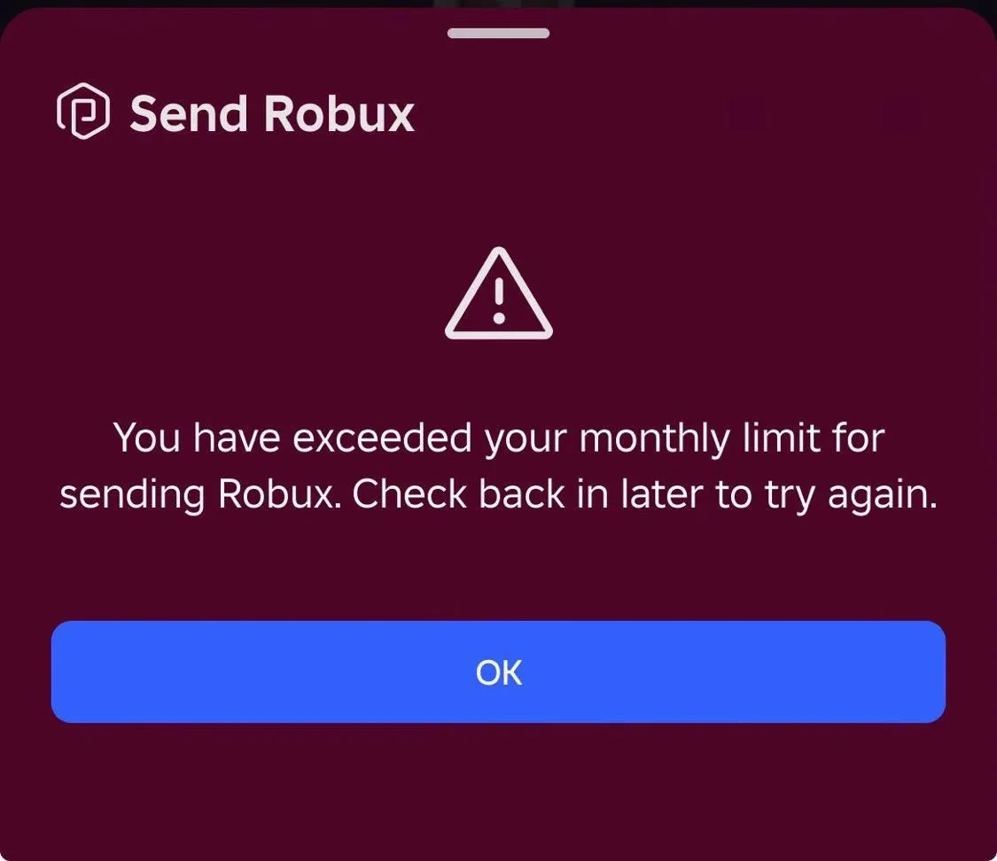 Roblox столкнулся с новой волной критики из-за введенного лимита на переводы в 10 000 R...