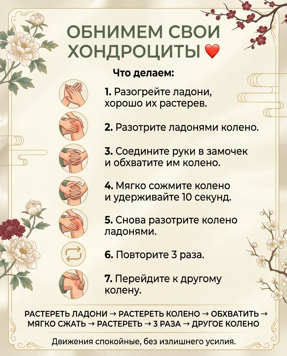 Обнимем свои хондроциты ❤️