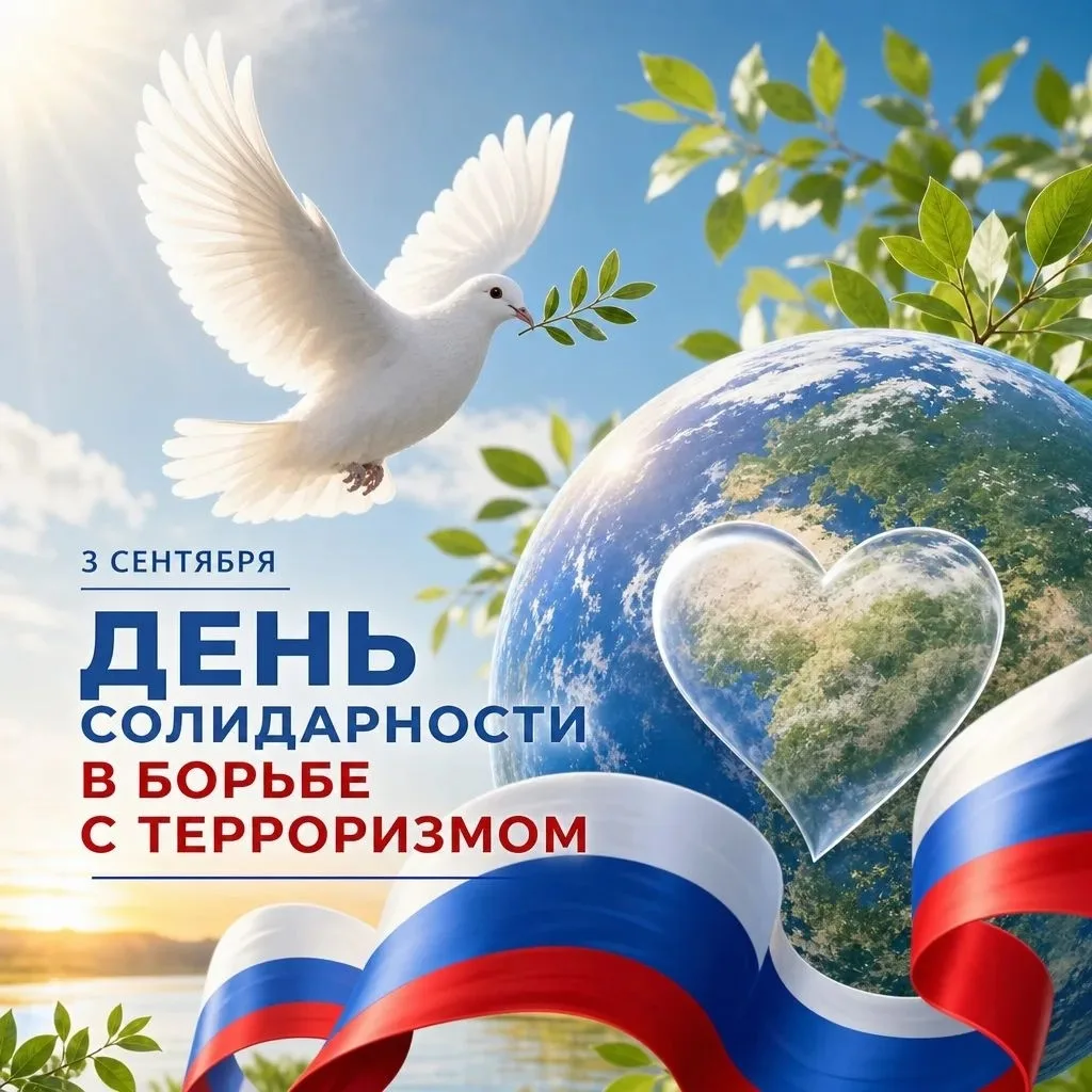 🕯️ Сегодня, 3 сентября, — День солидарности в борьбе с терроризмом.