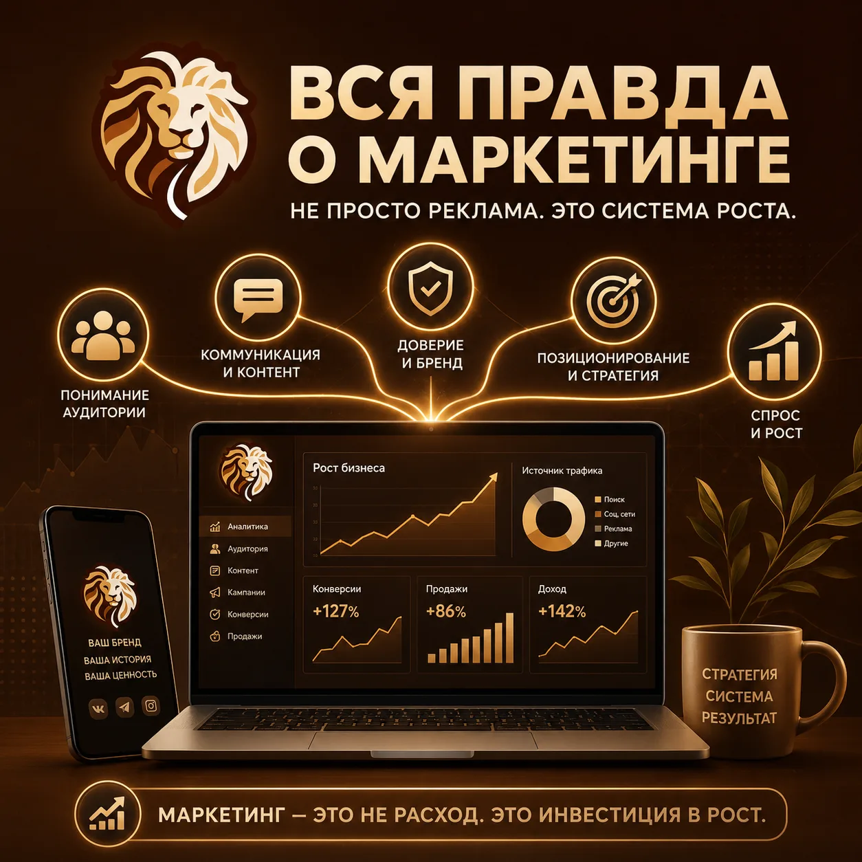 Многие предприниматели до сих пор думают, что маркетинг — это просто «запустить рекламу...