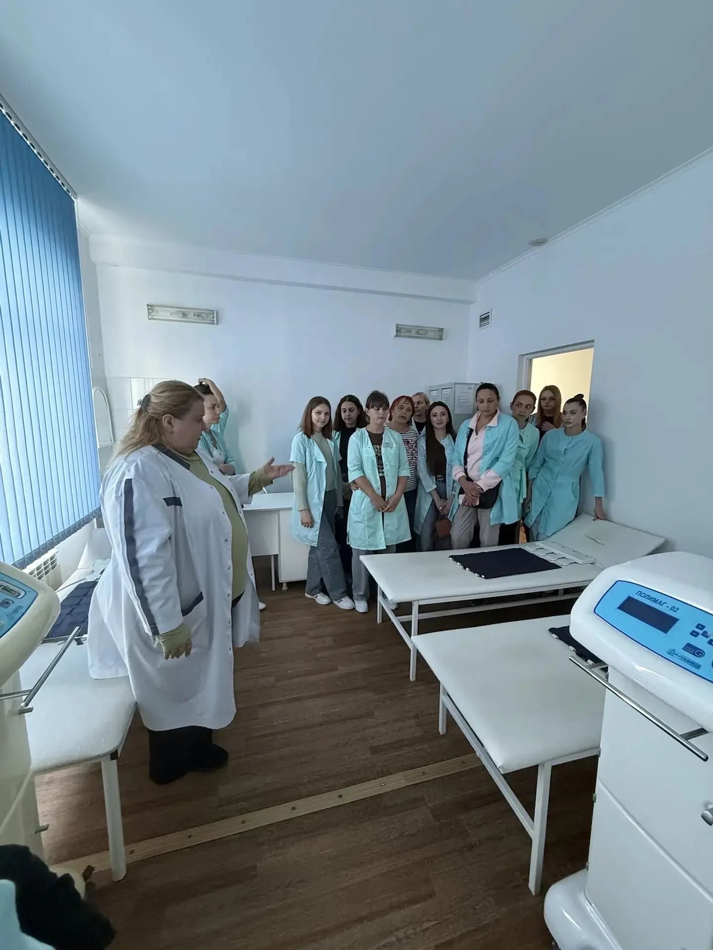 🏥 В рамках дисциплины «Общий уход за пациентом» студенты группы СДоз-2-24 вместе с преподавателем Аб